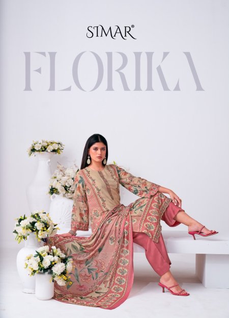 Florika By Glossy Viscose Pashmina Dress Materials 